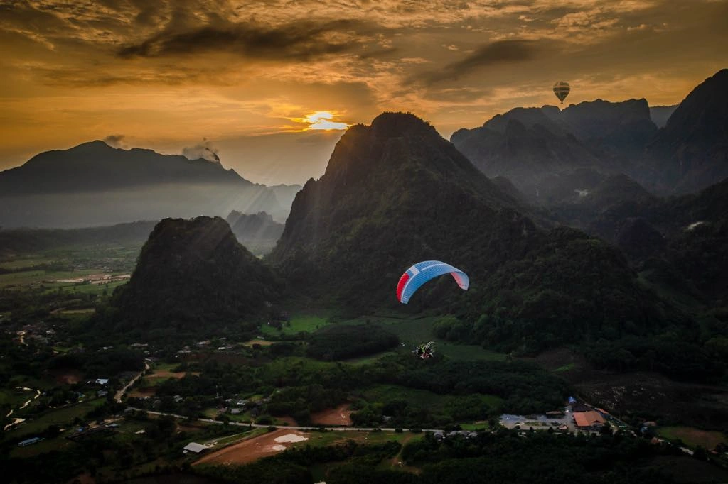 Paramotor Vang Vieng