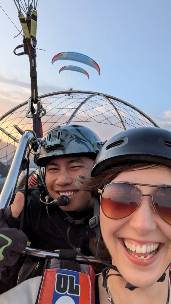 hidden truth of vang vieng paramotor pilot